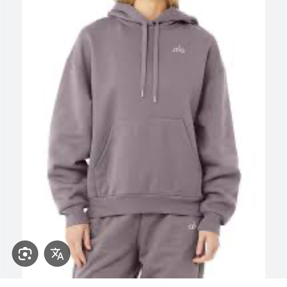 NWOT Alo accolade purple dusk hoodie